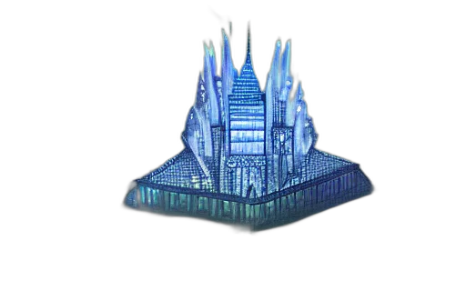 crown, building, hat, 3d render transparent PNG cut-out