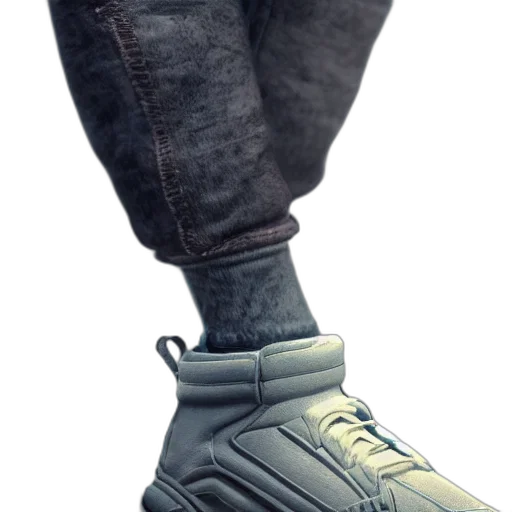 shoes, jacket, weapon, robot transparent PNG cut-out