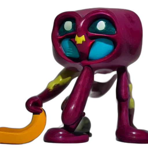 robot, creature, staff, 3d render transparent PNG cut-out