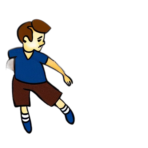 pixel art, cartoon, concept art, 3d render, illustration, french, boy, paris transparent PNG cut-out