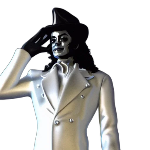 mask, hat, jacket, 3d render, concept art, photorealistic, cartoon, michael transparent PNG cut-out