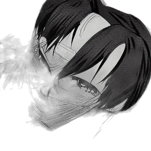 mask, face, hair, creature transparent PNG cut-out