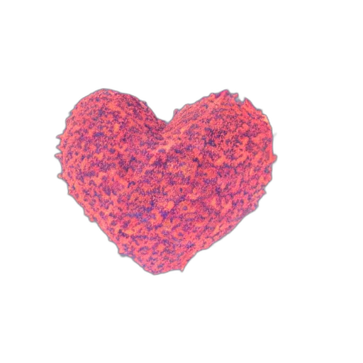 flower, jewelry, crown, food, 3d render, pixel art, red, neon transparent PNG cut-out