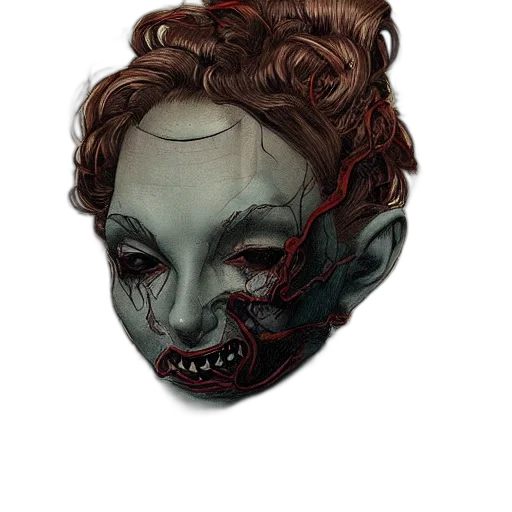 mask, face, creature, crown transparent PNG cut-out