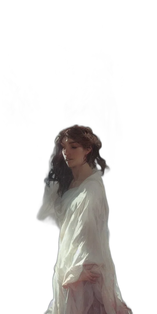 dress, crown, staff, face transparent PNG cut-out