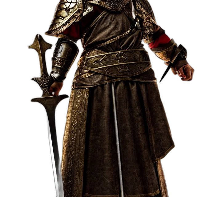 sword, staff, weapon, concept art, 3d render, fantasy art, photorealistic, dark transparent PNG cut-out