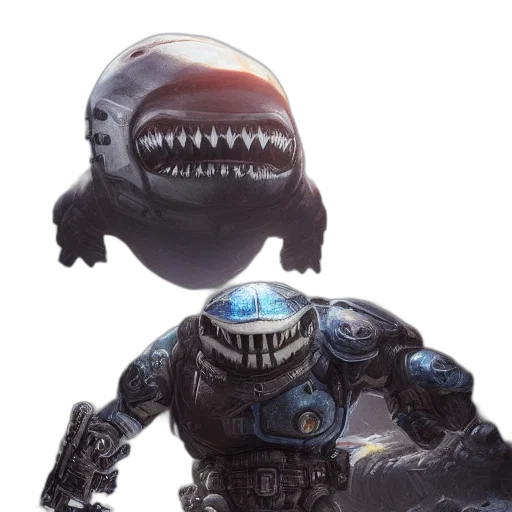 robot, mask, creature, face transparent PNG cut-out