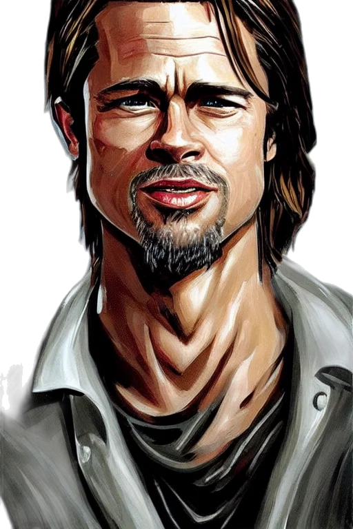 face, photorealistic, comic book art, cartoon transparent PNG cut-out