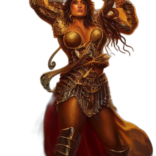 fantasy art, concept art, comic book art, photorealistic transparent PNG cut-out