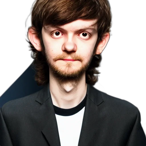 face, staff, jacket, hair transparent PNG cut-out