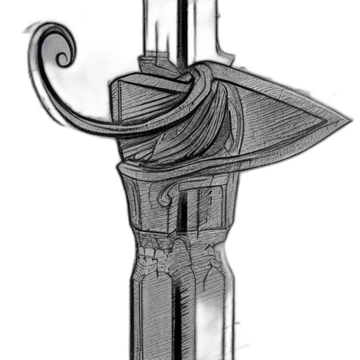 sword, staff, weapon, jewelry transparent PNG cut-out