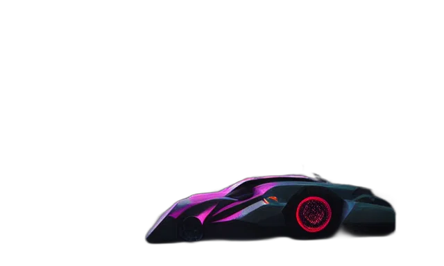 car, weapon, robot, 3d render transparent PNG cut-out