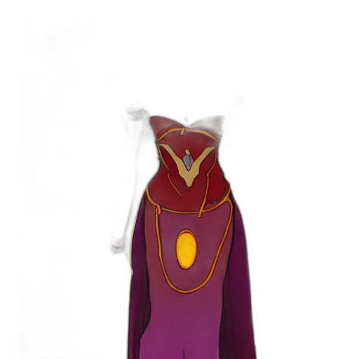 mask, staff, creature, dress transparent PNG cut-out