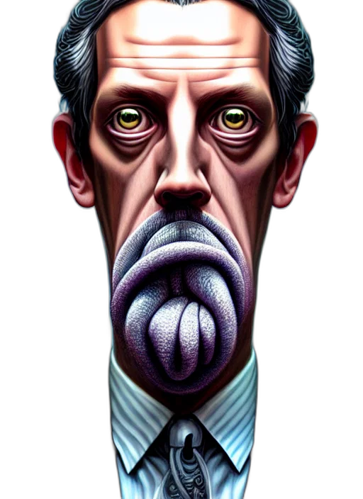 face, mask, staff, creature transparent PNG cut-out