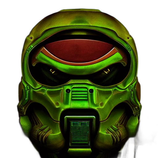 mask, face, robot, weapon, concept art, 3d render, pixel art, comic book art transparent PNG cut-out