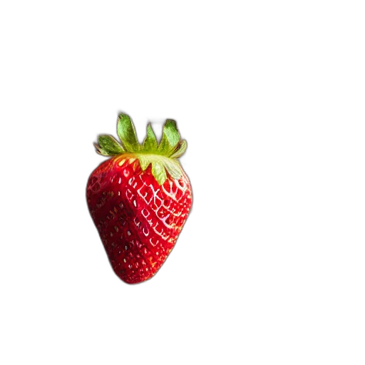 food, crown, creature, animal, photorealistic, 3d render, pixel art, strawberry transparent PNG cut-out