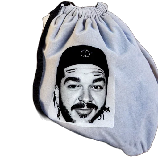 jacket, mask, face, hat, photorealistic, cartoon, post, malone transparent PNG cut-out