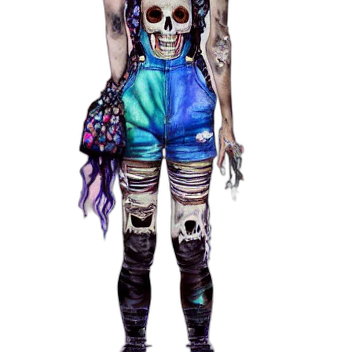 jacket, dress, cyberpunk, concept art, fantasy art, watercolor, neon, blue transparent PNG cut-out