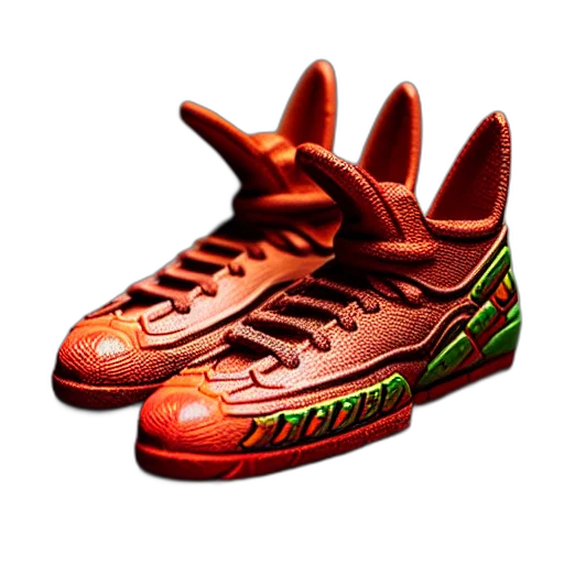 shoes, 3d render, photorealistic, realistic transparent PNG cut-out