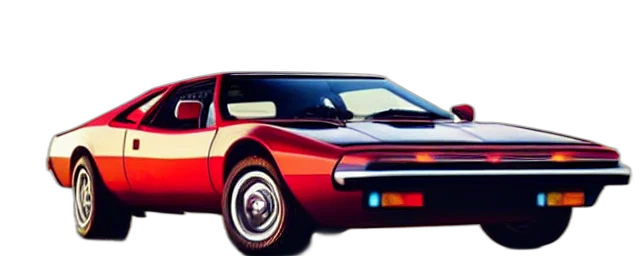 car, photorealistic, concept art, 3d render, single, lotus, esprit, dodge transparent PNG cut-out