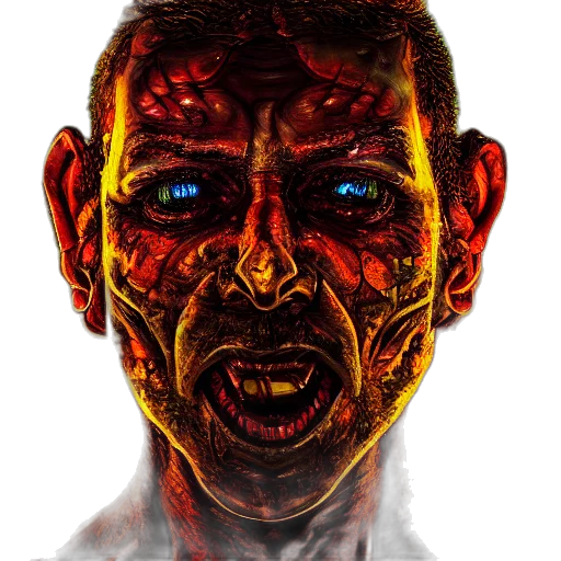 face, mask, creature, robot transparent PNG cut-out