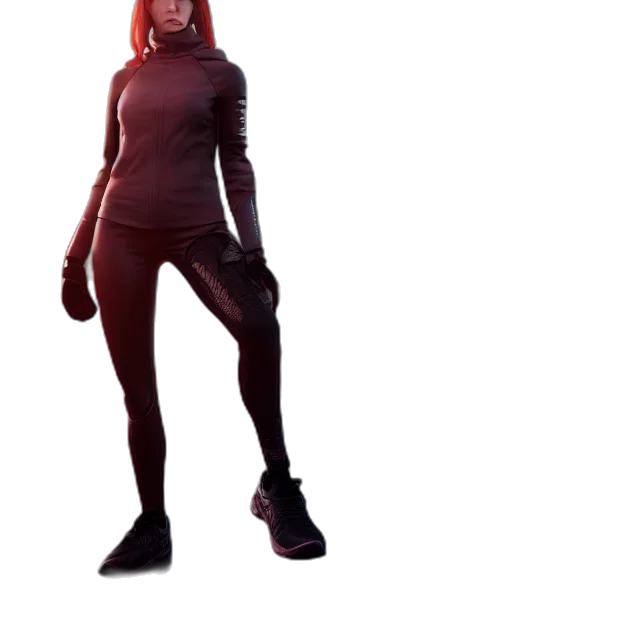 dress, jacket, creature, staff transparent PNG cut-out