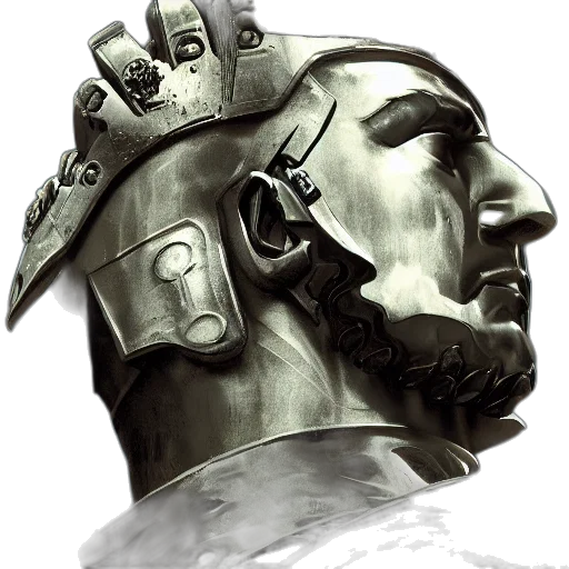 crown, robot, face, mask transparent PNG cut-out