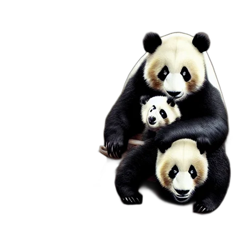 animal, furniture, 3d render, photorealistic transparent PNG cut-out