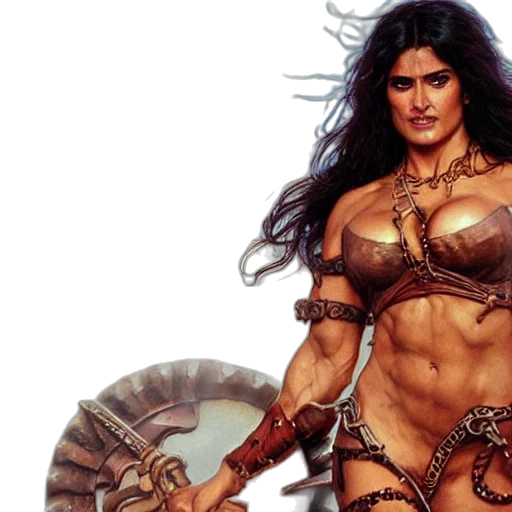 fantasy art, comic book art, concept art, salma transparent PNG cut-out