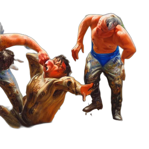concept art, photorealistic, oil painting, watercolor transparent PNG cut-out