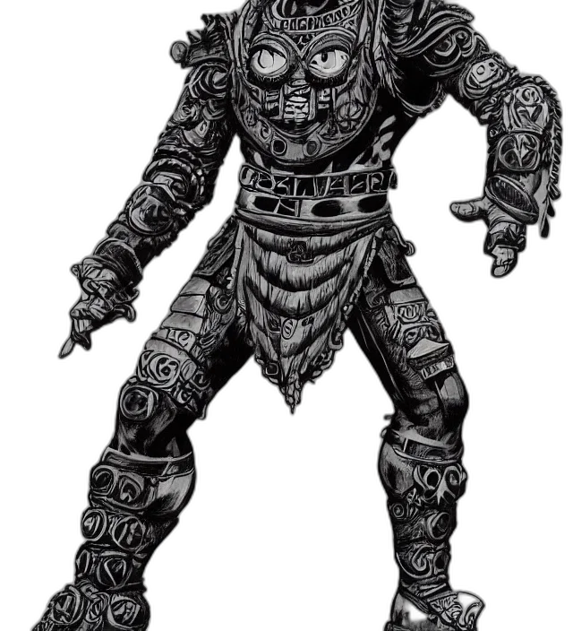 robot, creature, mask, face, concept art, comic book art, fantasy art, 3d render transparent PNG cut-out