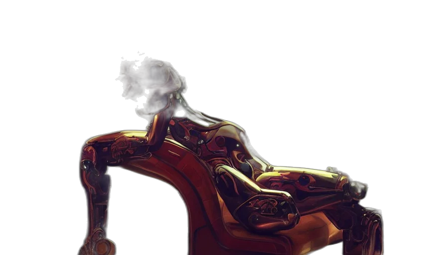 robot, furniture, hair, crown transparent PNG cut-out