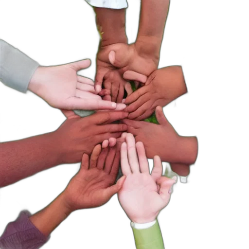 staff, ball, hands transparent PNG cut-out