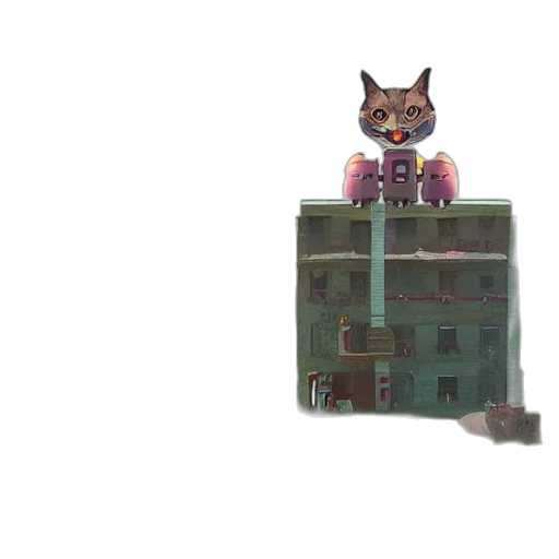 animal, robot, building, furniture, pixel art, concept art, 3d render, fantasy art transparent PNG cut-out