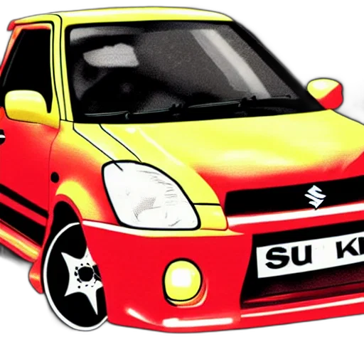 car, 3d render, photorealistic, cartoon transparent PNG cut-out