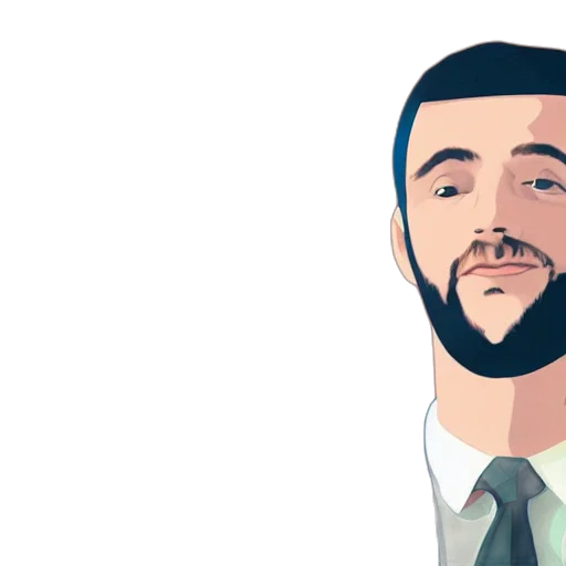 face, cartoon, anime, photorealistic transparent PNG cut-out