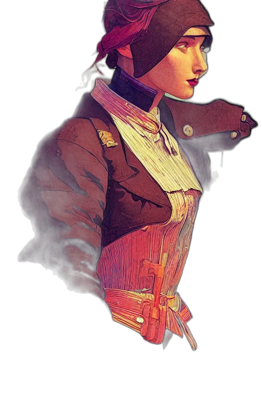 jacket, face, staff, mask transparent PNG cut-out