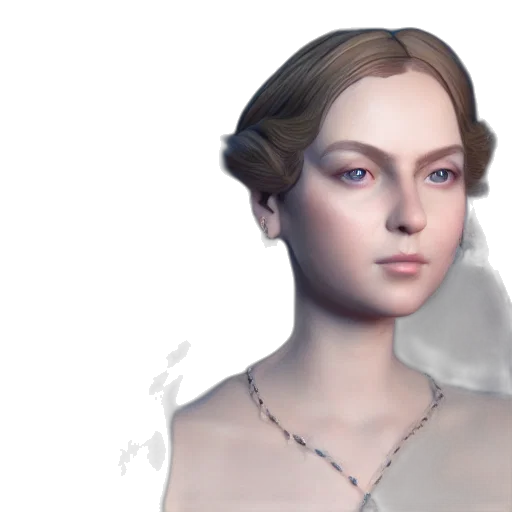 face, crown, jewelry, staff, concept art, photorealistic, fantasy art, 3d render transparent PNG cut-out