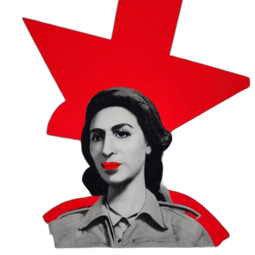 staff, jacket, crown, weapon, photorealistic, cartoon, comic book art, communist transparent PNG cut-out