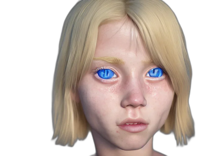 face, mask, 3d render, photorealistic transparent PNG cut-out