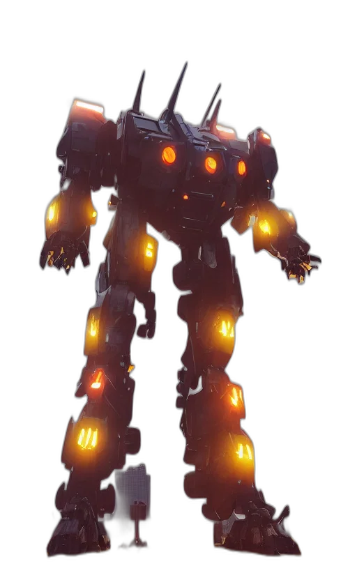robot, weapon, staff, concept art transparent PNG cut-out