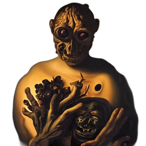 mask, face, creature, jewelry, concept art, photorealistic, 3d render, comic book art transparent PNG cut-out