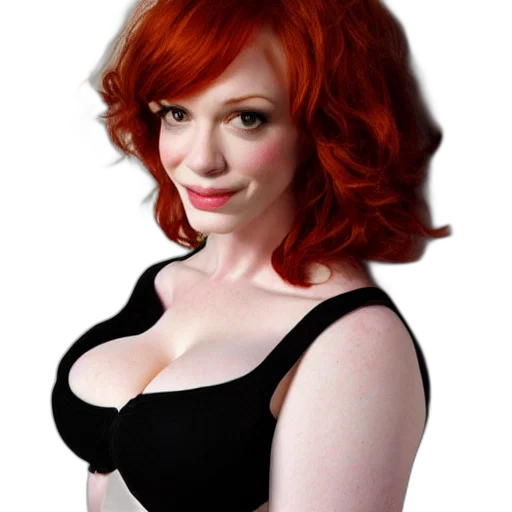 dress, photorealistic, christina, hendricks transparent PNG cut-out