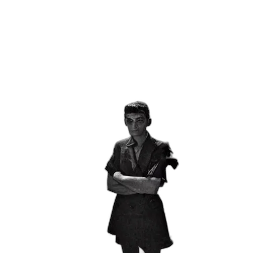 staff, jacket, dress, face transparent PNG cut-out
