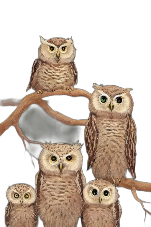 staff, animal, jewelry, 3d render transparent PNG cut-out