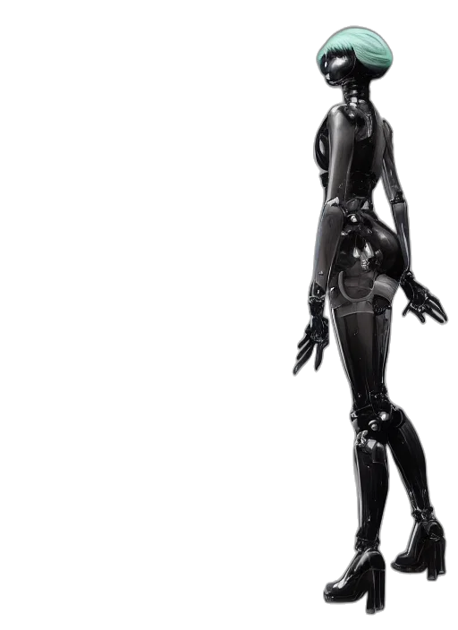 robot, weapon, creature, staff transparent PNG cut-out