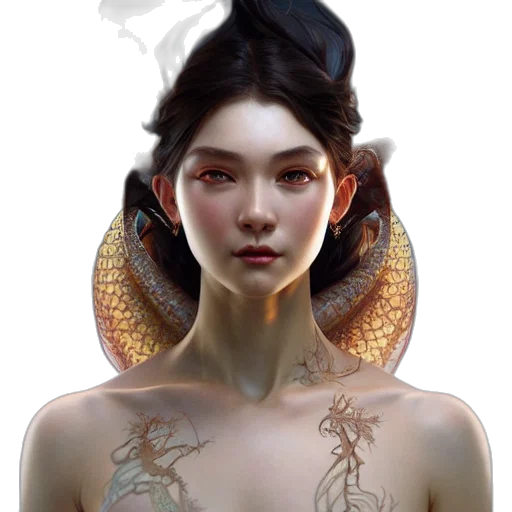 dragon, jewelry, crown, face, fantasy art, concept art, photorealistic, oil painting transparent PNG cut-out