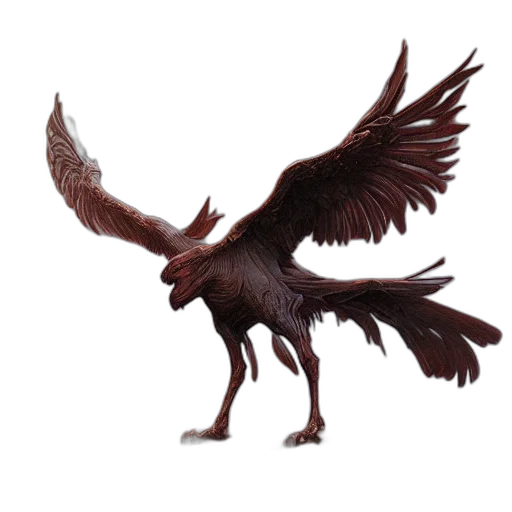 animal, dragon, creature, staff transparent PNG cut-out