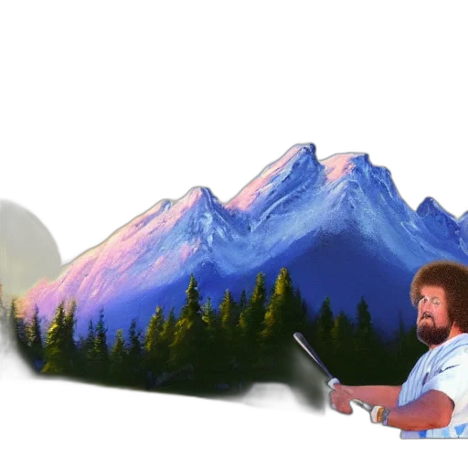 vaporwave, concept art, watercolor, pixel art transparent PNG cut-out