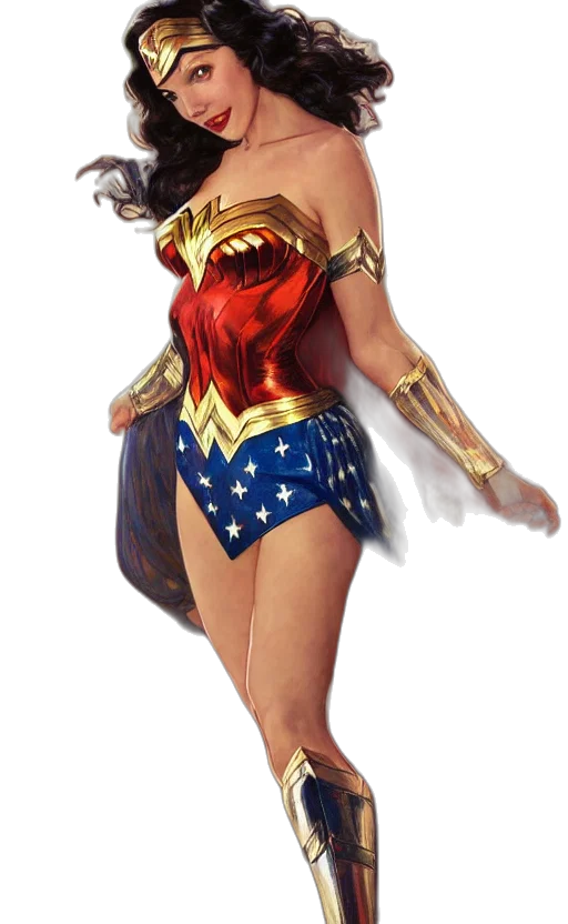 comic book art, concept art, fantasy art, photorealistic transparent PNG cut-out